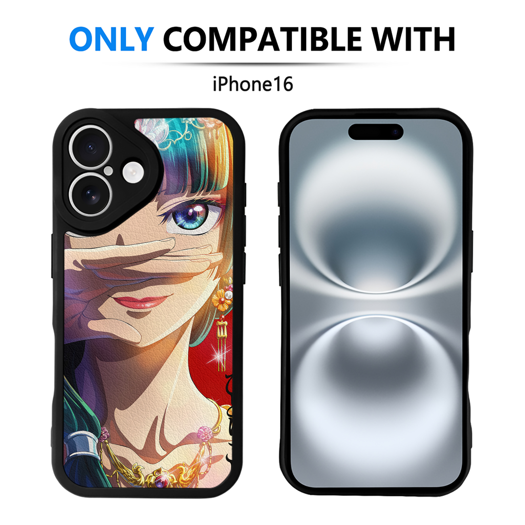 （画像用） 薬屋のひとりごと The Apothecary Diaries 【iPhone 16シリーズ対応】シリコンスマホケース（レザー調） 材質：シリコン